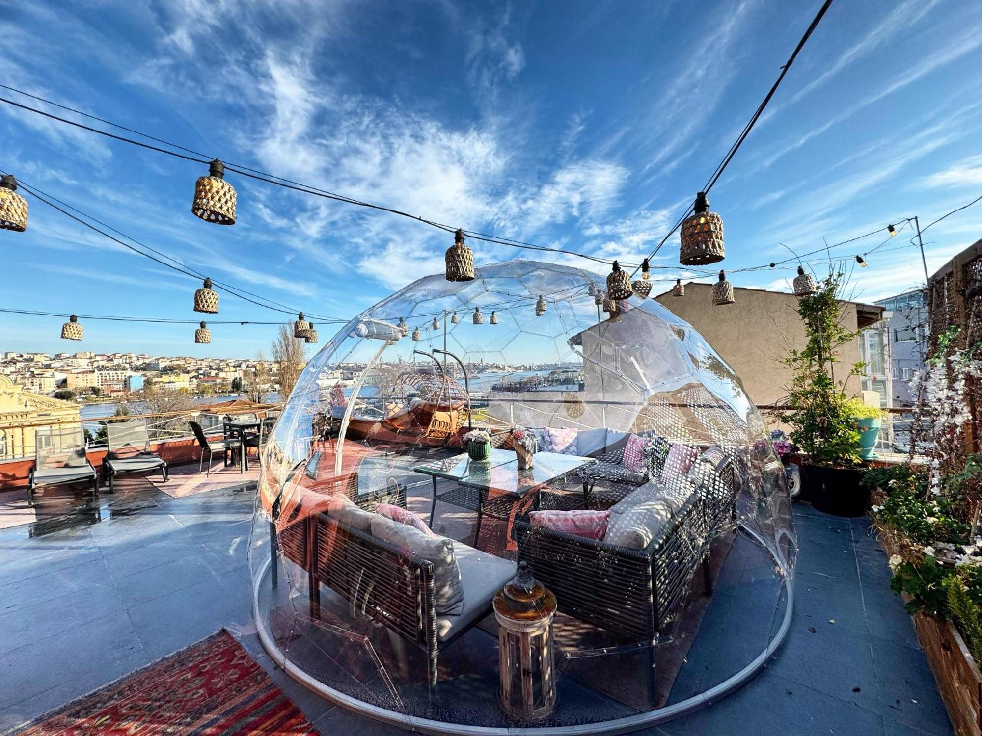 Waterfront Apartment By The Tram - Terrace With Dome & Golden Horn View In Fatih Κωνσταντινούπολη Εξωτερικό φωτογραφία